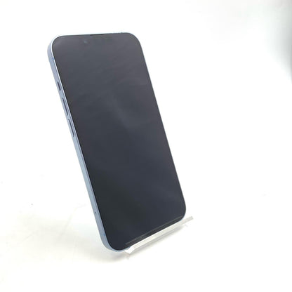 【全額返金保証】【最速発送】Apple iPhone iPhone 14 128GB ブルー au 白ロム 美品 動作確認済 98%