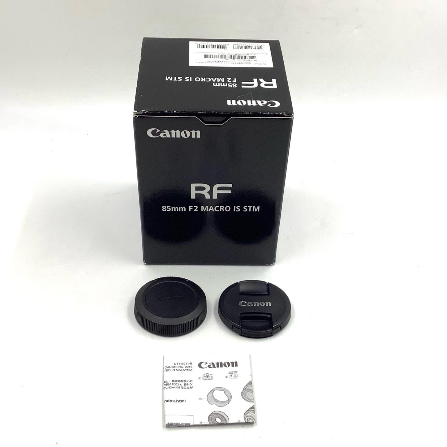 【全額返金保証】【最速発送】Canon RF85mm F2 マクロ IS STM 美品 動作確認済