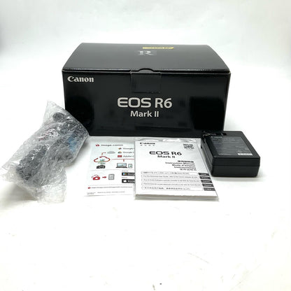 【全額返金保証】【最速発送】Canon デジタル一眼 EOS R6 Mark II ボディ ブラック 美品 動作確認済