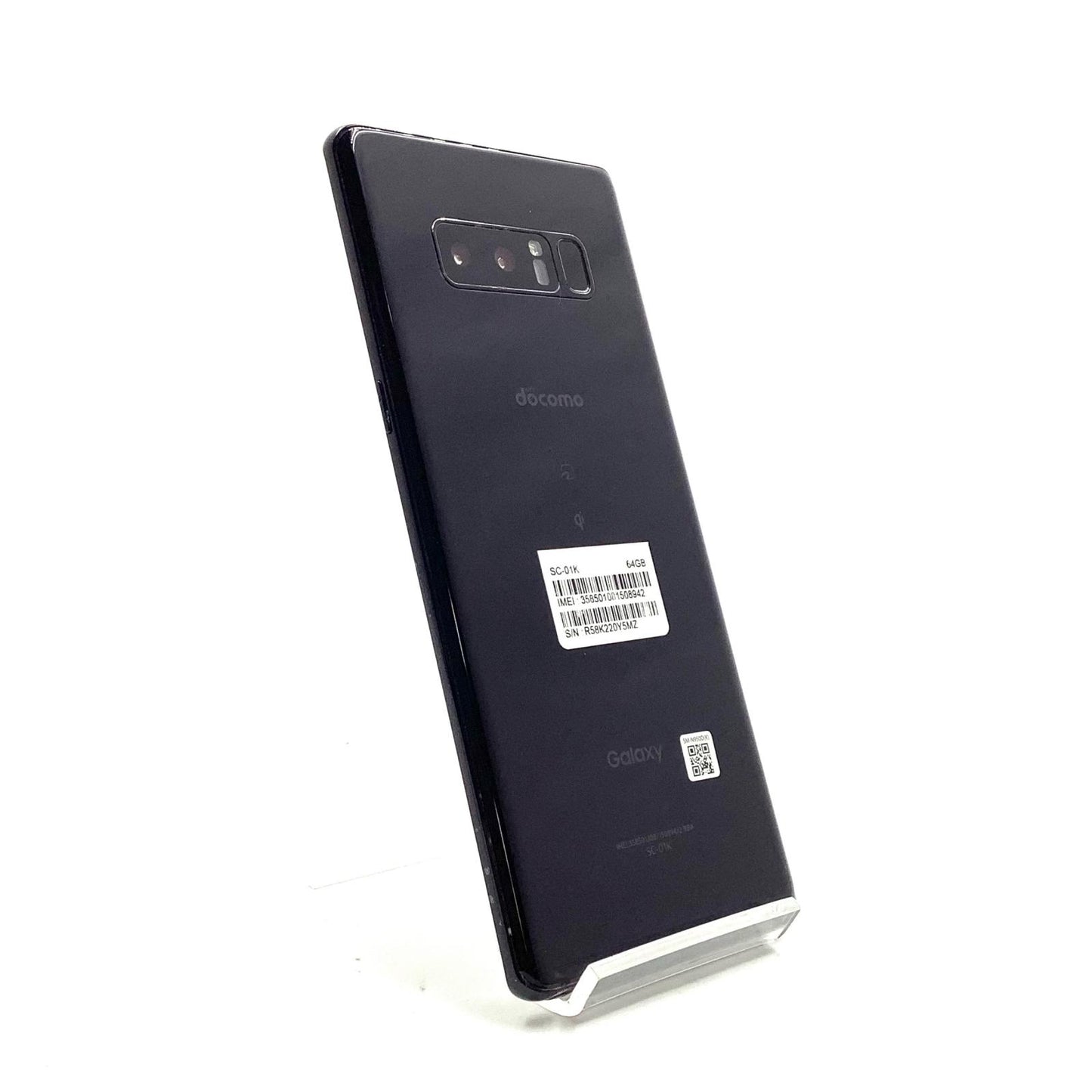 【全額返金保証】【最速発送】SAMSUNG Galaxy Note8 64GB ミッドナイトブラック docomo SC-01K 白ロム 動作確認済