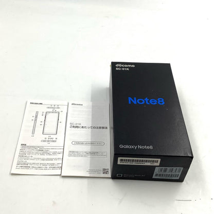 【全額返金保証】【最速発送】SAMSUNG Galaxy Note8 64GB ミッドナイトブラック docomo SC-01K 白ロム 動作確認済