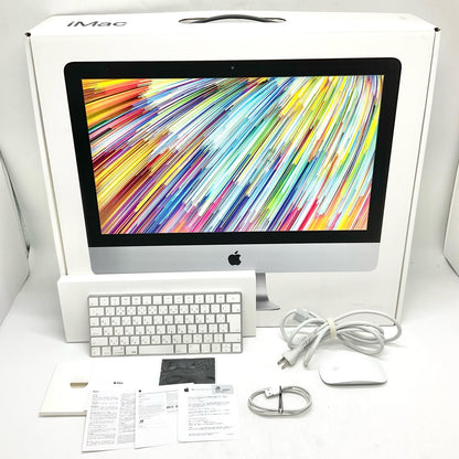 【全額返金保証】【最速発送】Apple iMac 21.5インチ 3GHz クアッドコア Intel Core i5 16GB SSD 512GB シルバー 美品 動作確認済