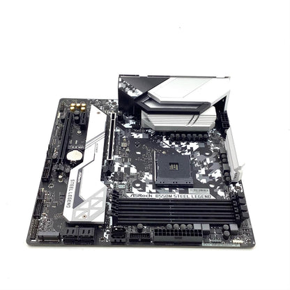 【全額返金保証】【最速発送】ASRock マザーボード B550M STEEL LEGEND 美品 動作確認済