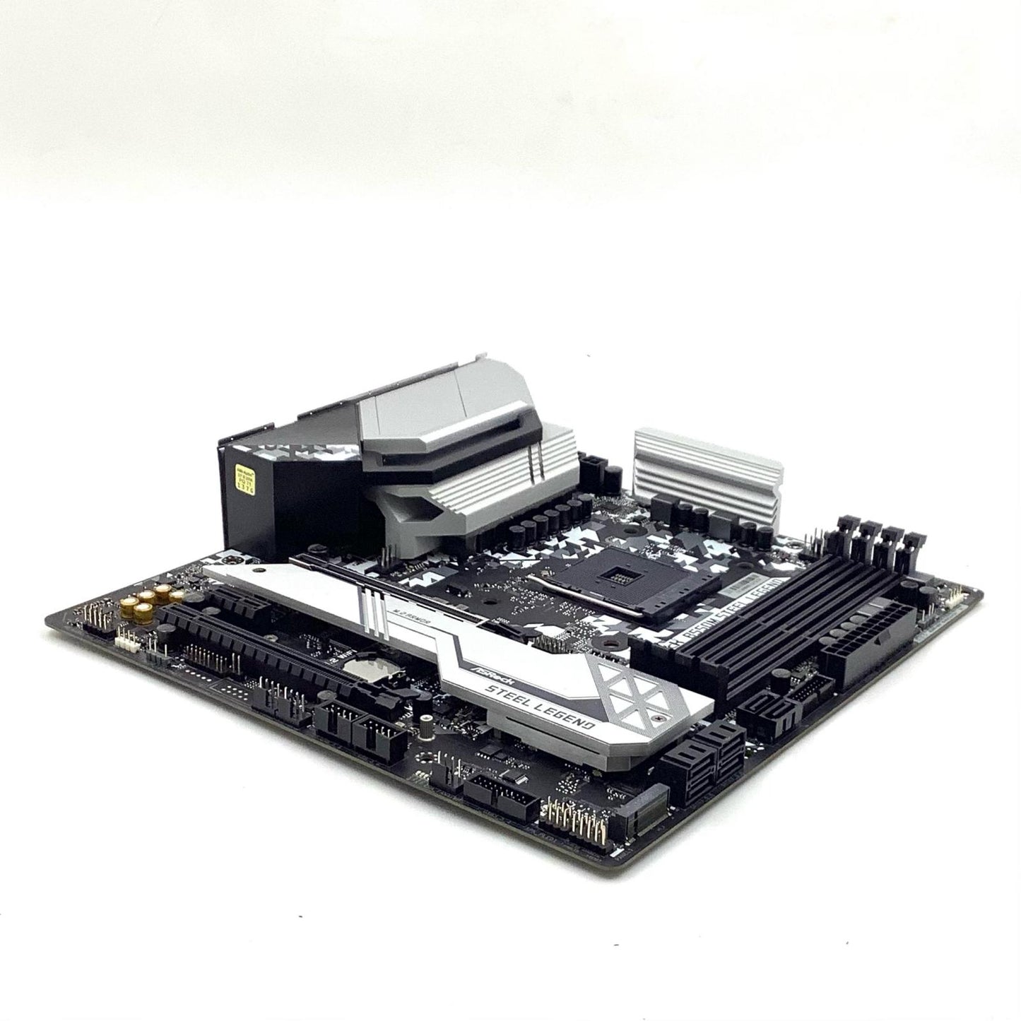 【全額返金保証】【最速発送】ASRock マザーボード B550M STEEL LEGEND 美品 動作確認済
