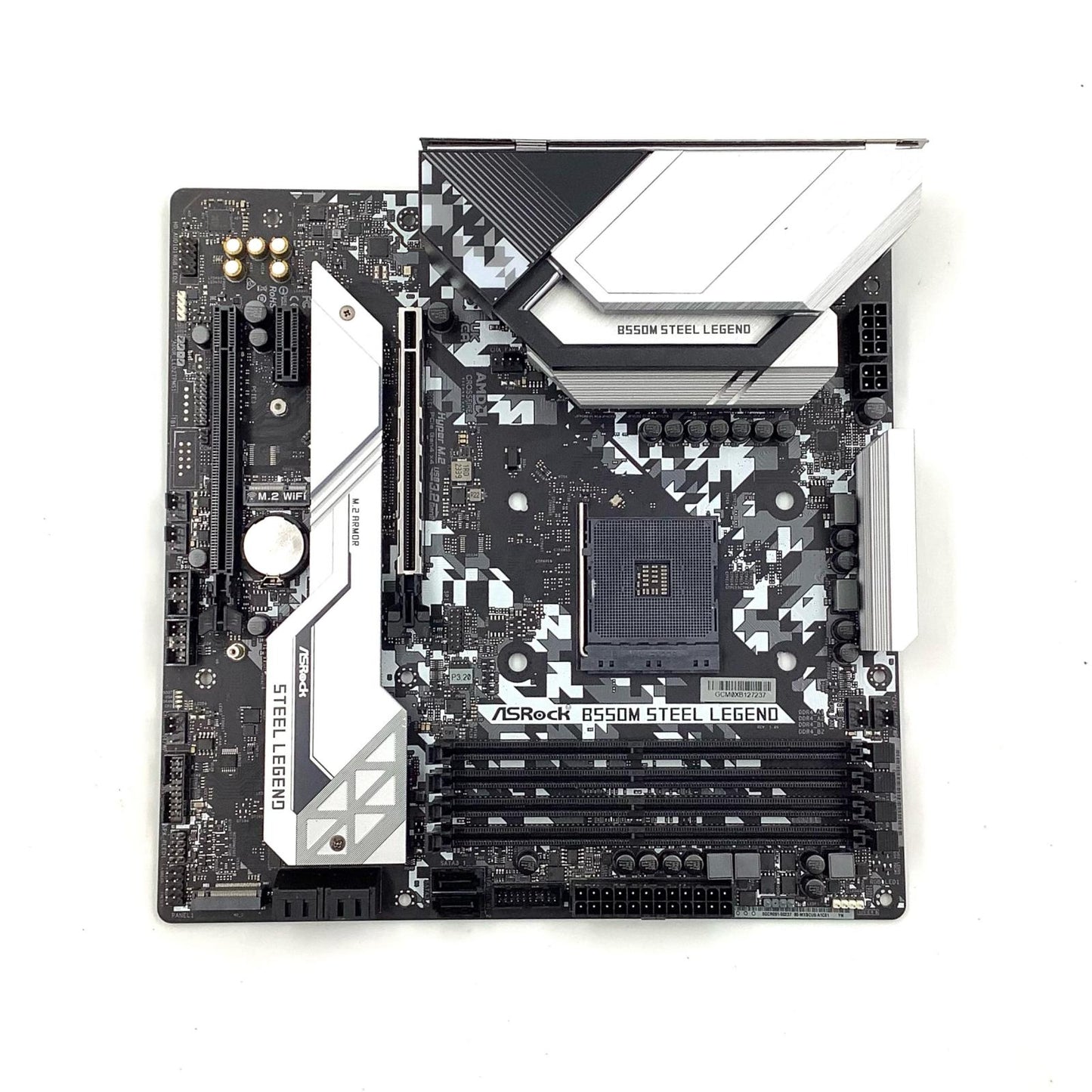 【全額返金保証】【最速発送】ASRock マザーボード B550M STEEL LEGEND 美品 動作確認済