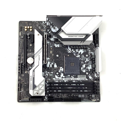 【全額返金保証】【最速発送】ASRock マザーボード B550M STEEL LEGEND 美品 動作確認済