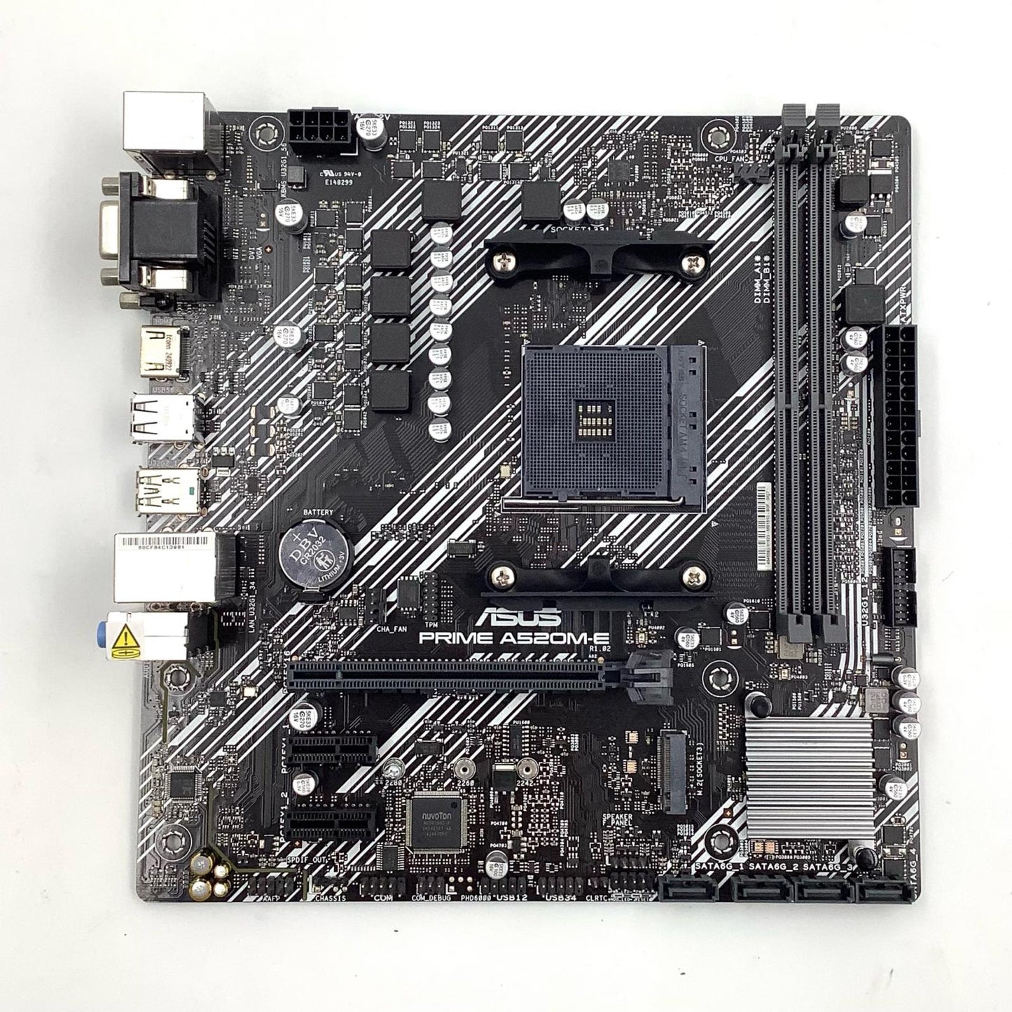【全額返金保証】【最速発送】ASUS マザーボード PRIME A520M-E 美品 動作確認済