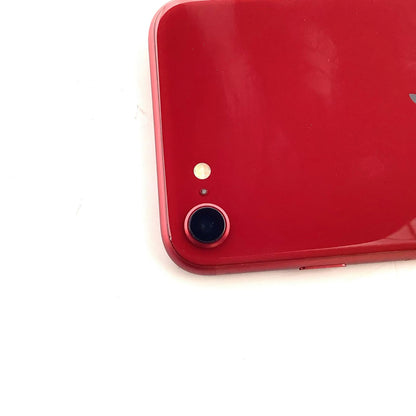 【全額返金保証】【最速発送】Apple iPhone iPhone SE（第3世代） 64GB プロダクトレッド au SIMフリー 白ロム 美品 動作確認済 85%