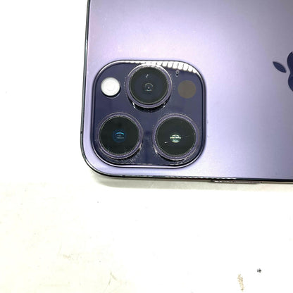 【全額返金保証】【最速発送】Apple iPhone iPhone 14 Pro Max 128GB ディープパープル 楽天モバイル 白ロム 動作確認済 77%