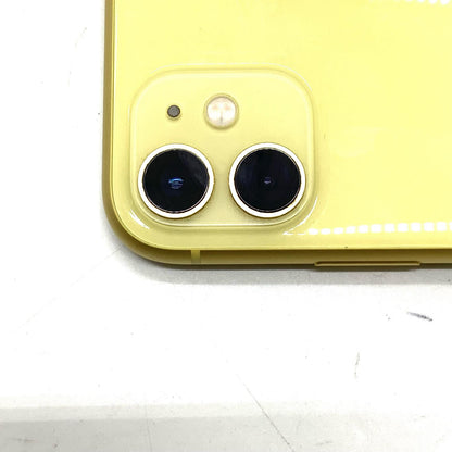【全額返金保証】【最速発送】Apple iPhone iPhone 11 64GB イエロー SIMフリー 白ロム 動作確認済 80%