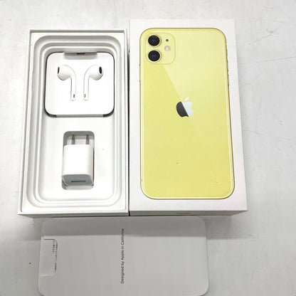【全額返金保証】【最速発送】Apple iPhone iPhone 11 64GB イエロー SIMフリー 白ロム 動作確認済 80%