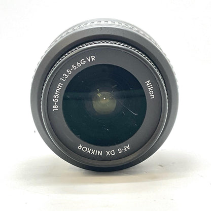 【全額返金保証】【最速発送】Nikon AF-S DX NIKKOR 18-55mm f/3.5-5.6G VR 美品 動作確認済