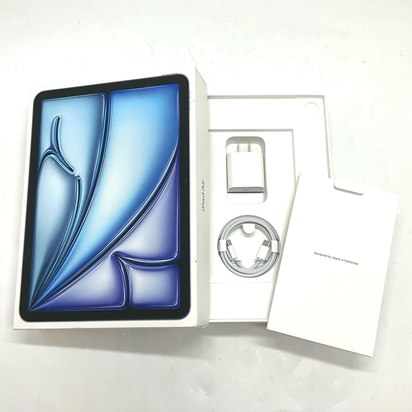 【全額返金保証】【最速発送】Apple iPad Air (M3) 11インチ 128GB ブルー Wi-Fi 超美品 動作確認済