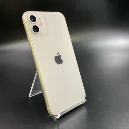 【全額返金保証】【最速発送】Apple iPhone iPhone 11 64GB ホワイト au SIMフリー 白ロム 美品 動作確認済 86%