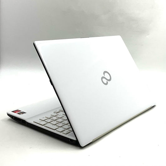 【全額返金保証】【最速発送】FUJITSU LIFEBOOK FMVA50F3W AMD Ryzen 7 5700U with Radeon Graphics 8GB M.2 SSD 256GB 90.4% 美品 動作確認済