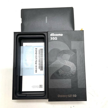 【全額返金保証】【最速発送】SAMSUNG Galaxy S21 5G 256GB ファントムグレー docomo SC-51B 白ロム 美品 動作確認済
