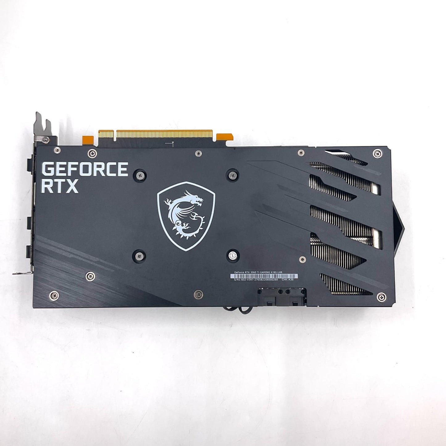 【全額返金保証】【最速発送】MSI グラフィックボード GeForce RTX 3060 Ti GAMING X 8G LHR 美品 動作確認済