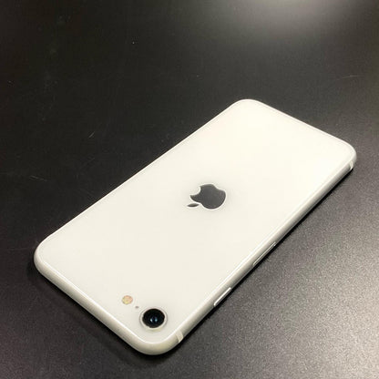 【全額返金保証】【最速発送】Apple iPhone iPhone SE（第2世代） 64GB ホワイト au 白ロム 美品 動作確認済 80%