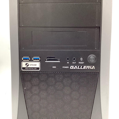 【全額返金保証】【最速発送】ドスパラ GALLERIA Intel core i7-9700F CPU @3.00GHz 16GB SSD 512GB HDD 2TB NVIDIA GeForce GTX 1660 SUPER 超美品 動作確認済