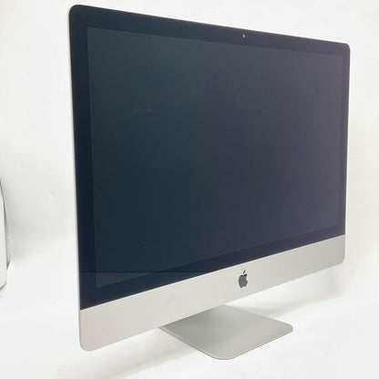 【全額返金保証】【最速発送】Apple iMac 27インチ 3 GHz 6-Core Intel Core i5 8GB HDD 1TB シルバー 美品 動作確認済