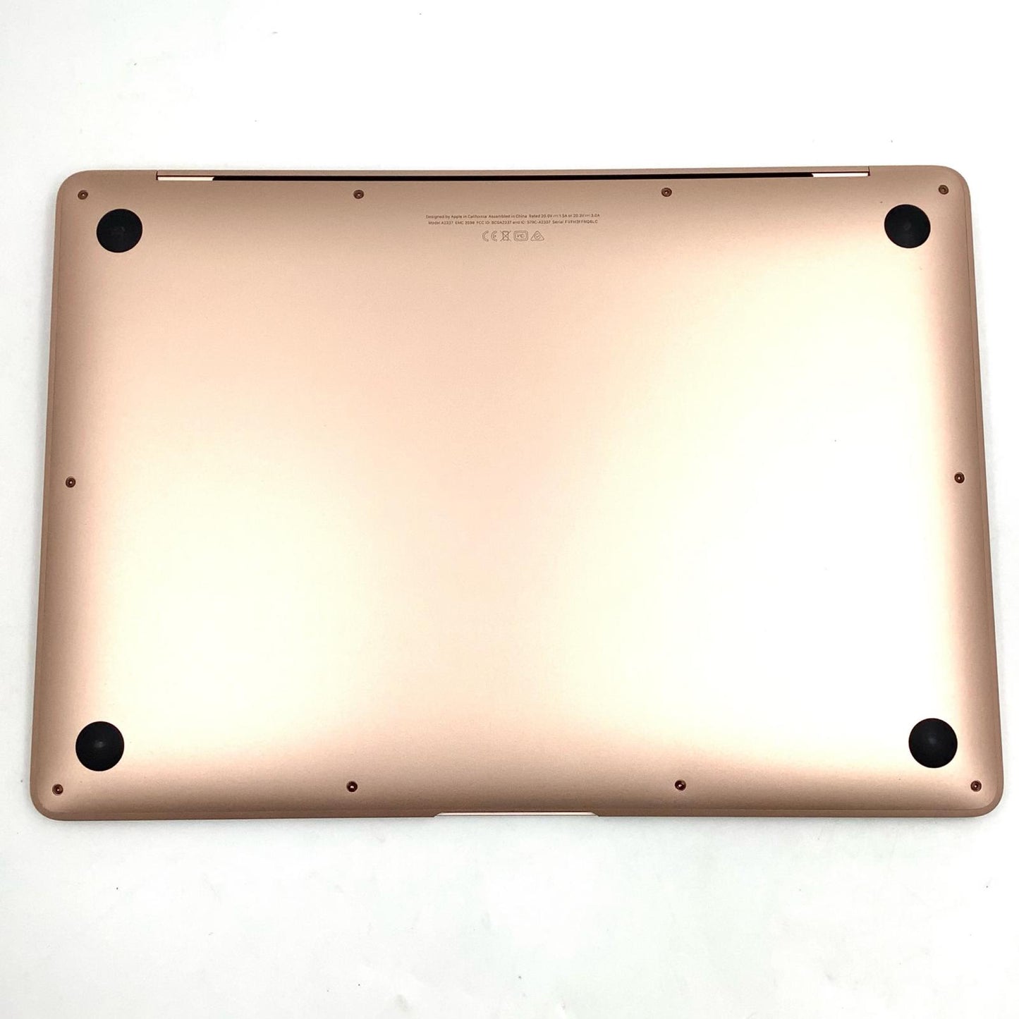 【全額返金保証】【最速発送】Apple MacBook Air 13.3インチ 2020 Apple M1 8GB 256GB ゴールド 95% 美品 動作確認済
