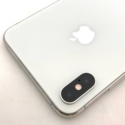 【最速発送】Apple iPhone iPhone XS Max 256GB シルバー docomo SIMフリー 白ロム【難有】 91%
