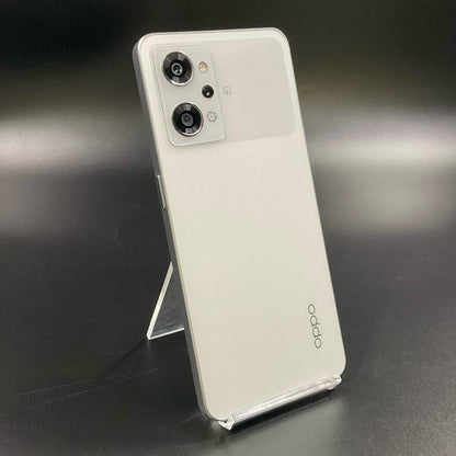 【全額返金保証】【最速発送】OPPO Reno 9a 128GB ムーンホワイト 楽天モバイル SIMフリー CPH2523 白ロム 動作確認済