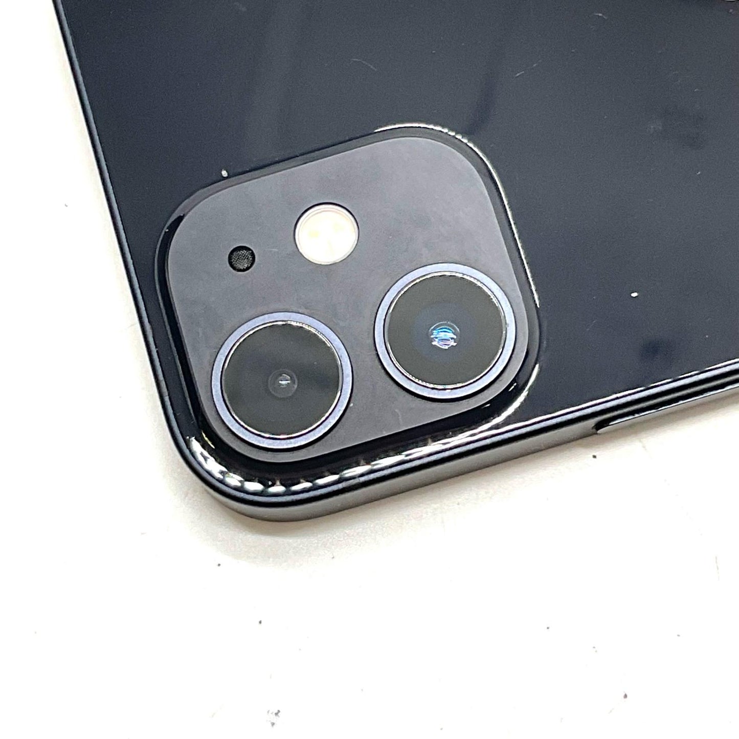 【全額返金保証】【最速発送】Apple iPhone iPhone 12 mini 64GB ブラック au 白ロム 動作確認済 78%