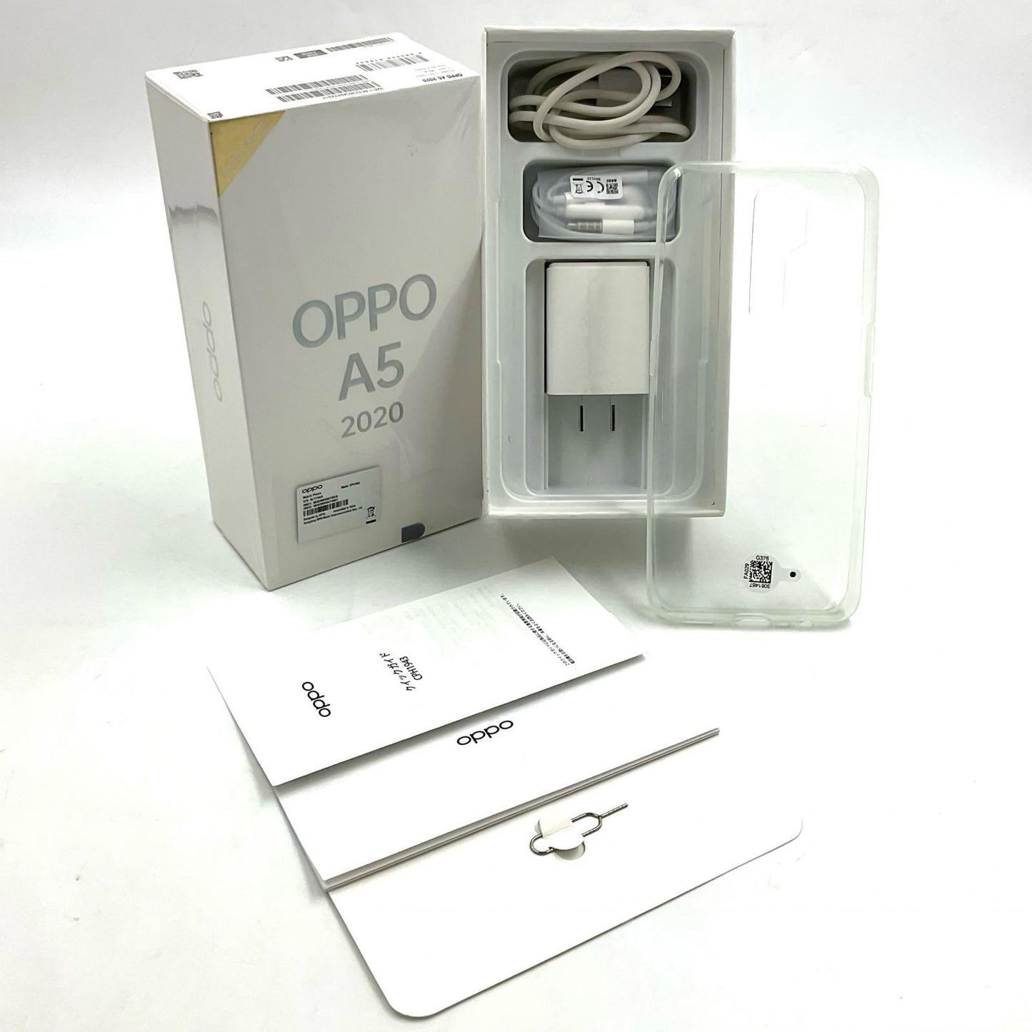 【全額返金保証】【最速発送】OPPO A 5　2020 64GB ブルー 楽天モバイル SIMフリー CPH1943 白ロム 美品 動作確認済