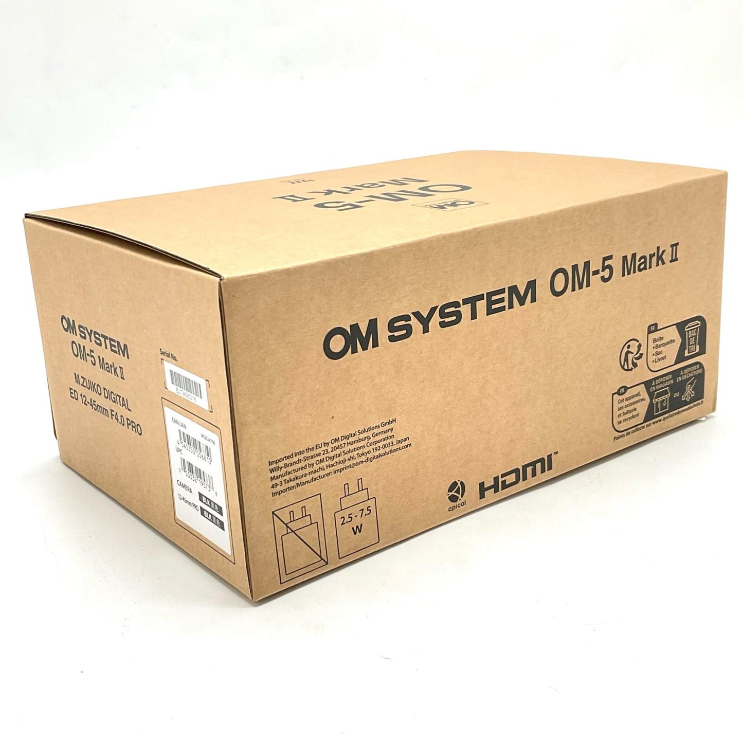 【全額返金保証】【最速発送】OM SYSTEM デジタル一眼 OM-5 Mark II 12-45mm F4.0 PRO レンズキット [ブラック] 新品未開封 即納OK