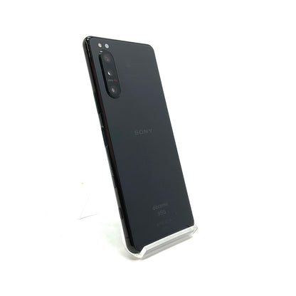 【全額返金保証】【最速発送】Sony Xperia 5 II 128GB ブラック docomo SO-52A 白ロム 動作確認済