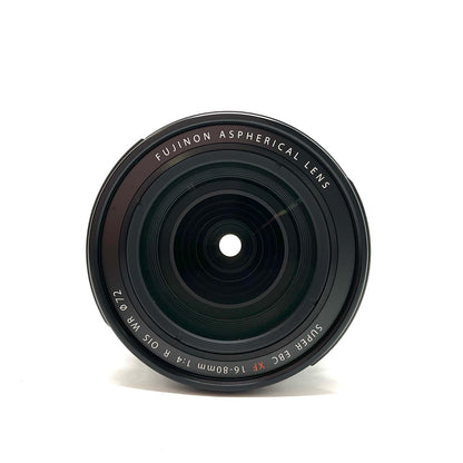【全額返金保証】【最速発送】FUJIFILM フジノンレンズ XF16-80mmF4 R OIS WR 美品 動作確認済
