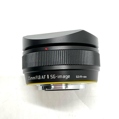 【全額返金保証】【最速発送】SG-image 25mm F1.8 ブラック [フジフイルム用] 美品 動作確認済