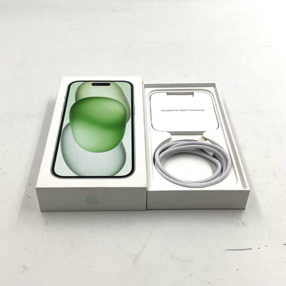 【全額返金保証】【最速発送】Apple iPhone iPhone 15 256GB グリーン Softbank 白ロム 美品 動作確認済 86%