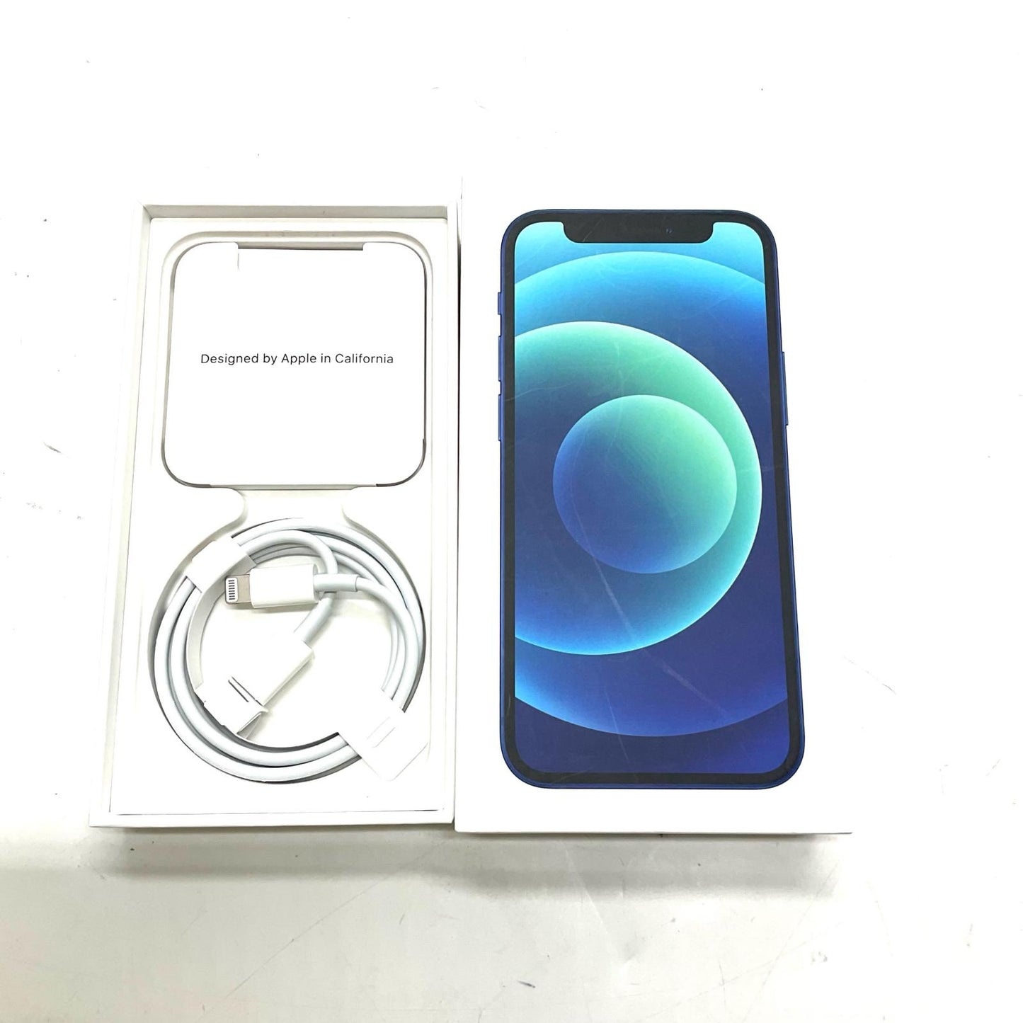 【全額返金保証】【最速発送】Apple iPhone iPhone 12 mini 128GB ブルー Softbank 白ロム 動作確認済 76%