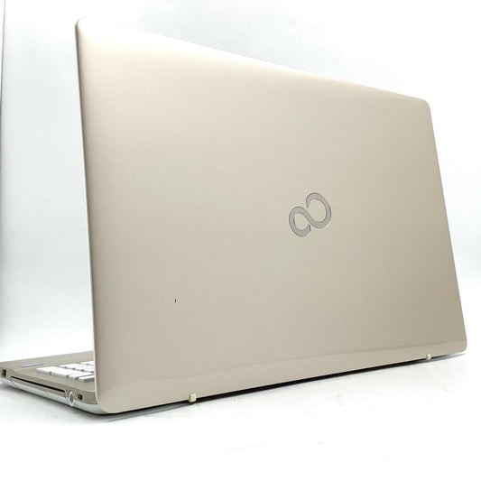 【全額返金保証】【最速発送】FUJITSU LIFEBOOK FMVA42A3G Intel Celeron 3855U 4GB HDD 1TB 美品 動作確認済