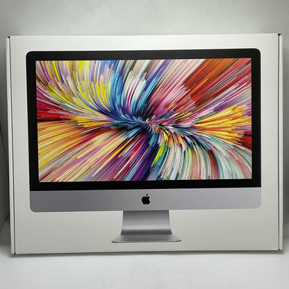 【全額返金保証】【最速発送】Apple iMac 27インチ 3.8GHz クアッドコア Intel Core i5 40GB SSD 128GB シルバー 美品 動作確認済