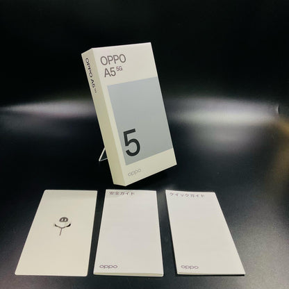 【全額返金保証】【最速発送】OPPO A 5 5G 128GB ホワイト au SIMフリー OPG06 白ロム 美品 動作確認済