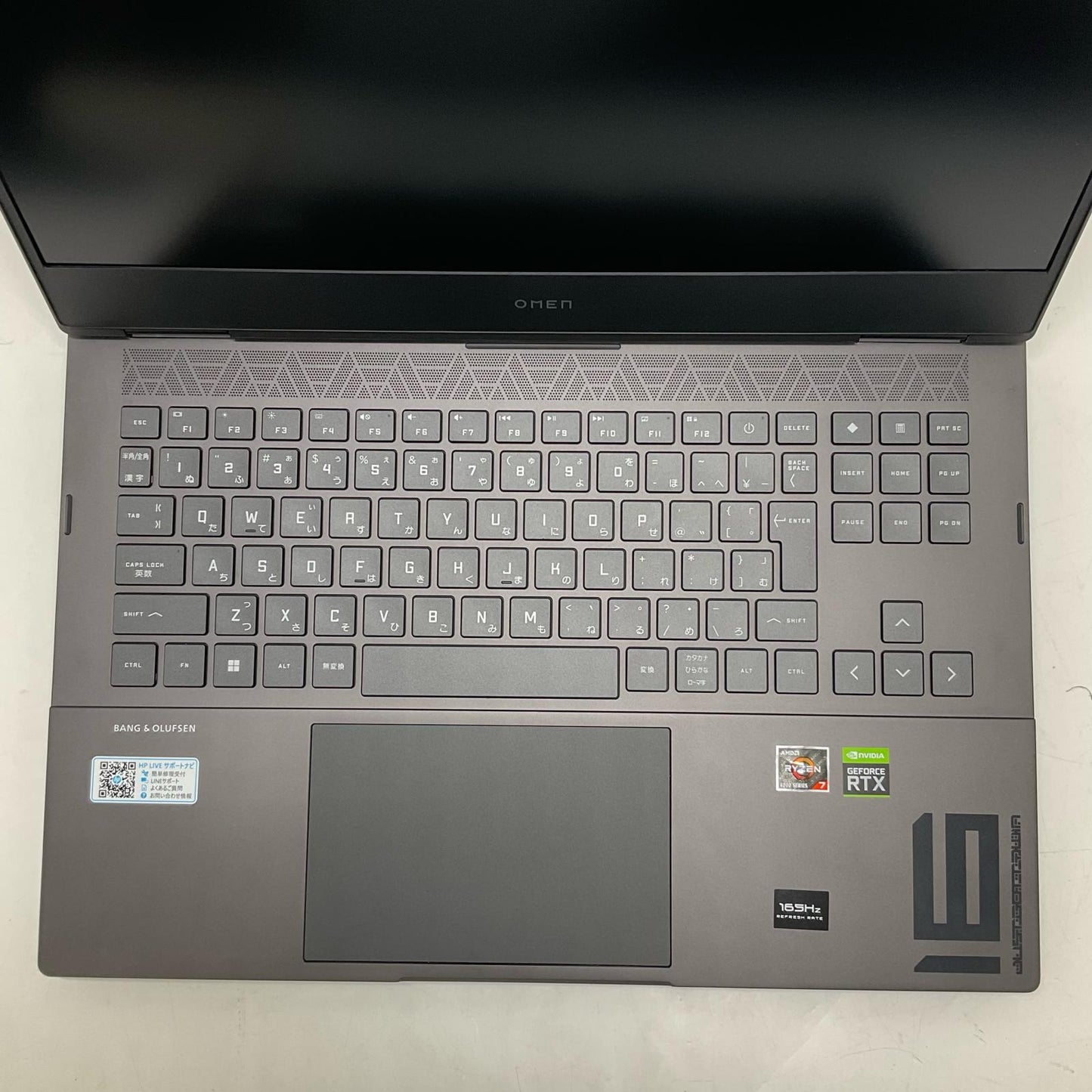 【最速発送】HP OMEN OMEN by HP Gaming Laptop 16-n0xxx AMD Ryzen 6800H with Redeon Graphics 16GB M.2 SSD 1TB RTX 3070 Ti Laptop GPU 100%【難有】