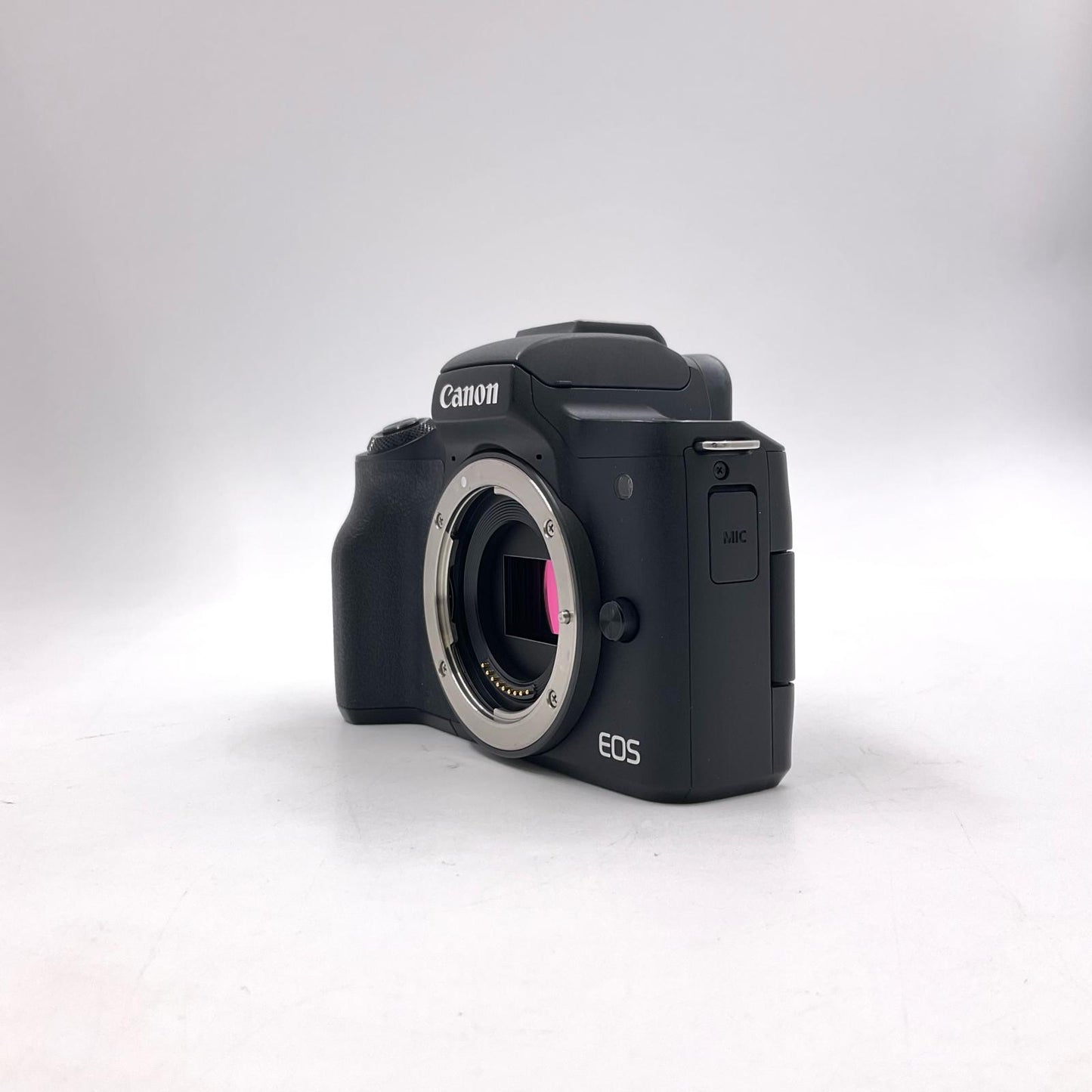 【全額返金保証】【最速発送】Canon デジタル一眼 EOS Kiss M2 EF-M15-45 IS STM レンズキット [ブラック] 美品 動作確認済