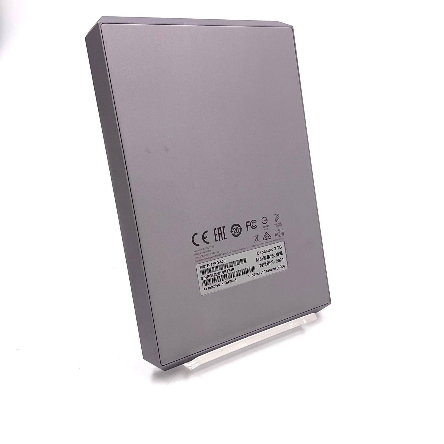 【全額返金保証】【最速発送】LACIE ポータブルHDD 2TB LRD0TU9 美品 動作確認済