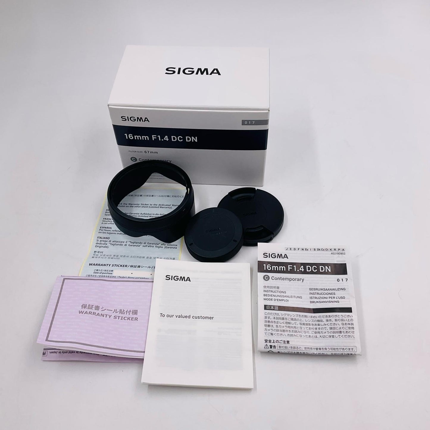 【全額返金保証】【最速発送】SIGMA 16mm F1.4 DC DN | Contemporary / キヤノンEF-Mマウント用 美品 動作確認済