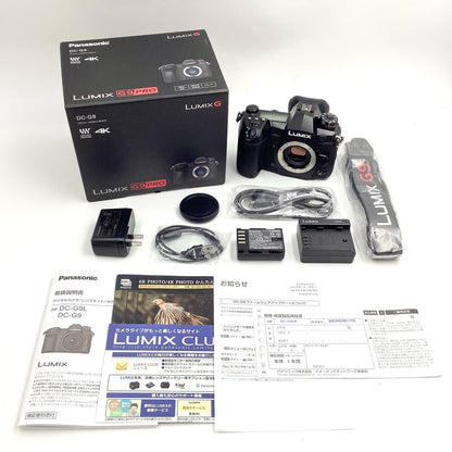 【全額返金保証】【最速発送】Panasonic デジタル一眼 LUMIX DC-G9 ボディ ブラック 美品 動作確認済