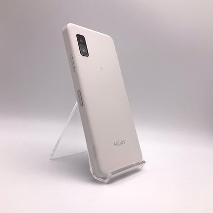 【全額返金保証】【最速発送】SHARP AQUOS Wish3 64GB ホワイト SIMフリー 白ロム 美品 動作確認済