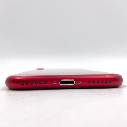 【全額返金保証】【最速発送】Apple iPhone iPhone SE（第3世代） 64GB (PRODUCT)RED au SIMフリー 白ロム 動作確認済 80%