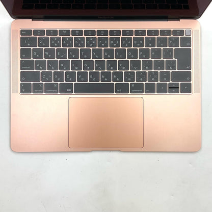 【全額返金保証】【最速発送】Apple MacBook Air 13インチ 2018 1.6 GHz デュアルコアIntel Core i5 8GB 256GB ゴールド 美品 動作確認済