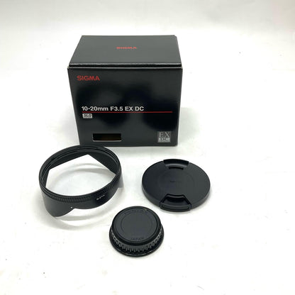 【全額返金保証】【最速発送】SIGMA 10-20mm F3.5 EX DC HSM (ペンタックス用) 美品 動作確認済
