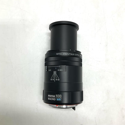 【全額返金保証】【最速発送】PENTAX smc PENTAX-D FA マクロ 100mm F2.8 WR 美品 動作確認済