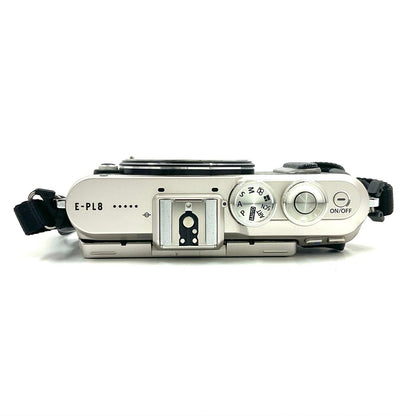 【全額返金保証】【最速発送】OLYMPUS デジタル一眼 PEN E-PL8 ボディ ブラック 美品 動作確認済