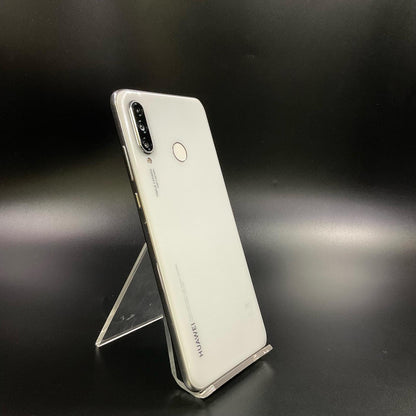 【全額返金保証】【最速発送】Huawei P 30　lite 64GB パールホワイト Softbank SIMフリー MAR-LX2J 白ロム 美品 動作確認済